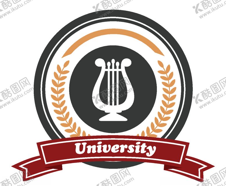 编号：43623707070415547159【酷图网】源文件下载-学校logo
