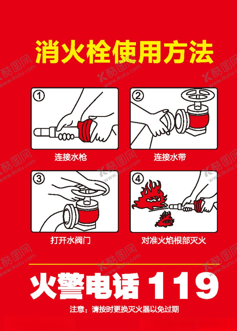 编号：38737110031407329920【酷图网】源文件下载-消防栓使用方法