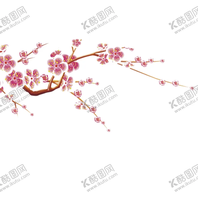 编号：11745406171607277600【酷图网】源文件下载-梅花树枝元素