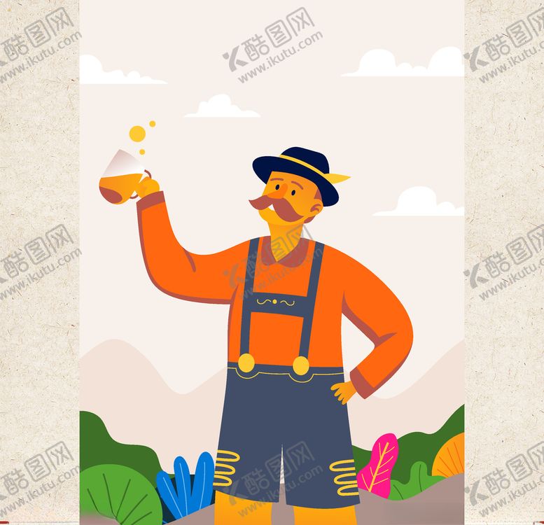 编号：70287109231625153528【酷图网】源文件下载-矢量人物扁人物职业人物