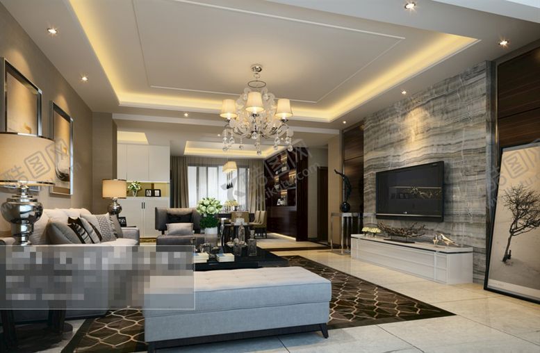 编号：93510510312329072288【酷图网】源文件下载-客厅空间