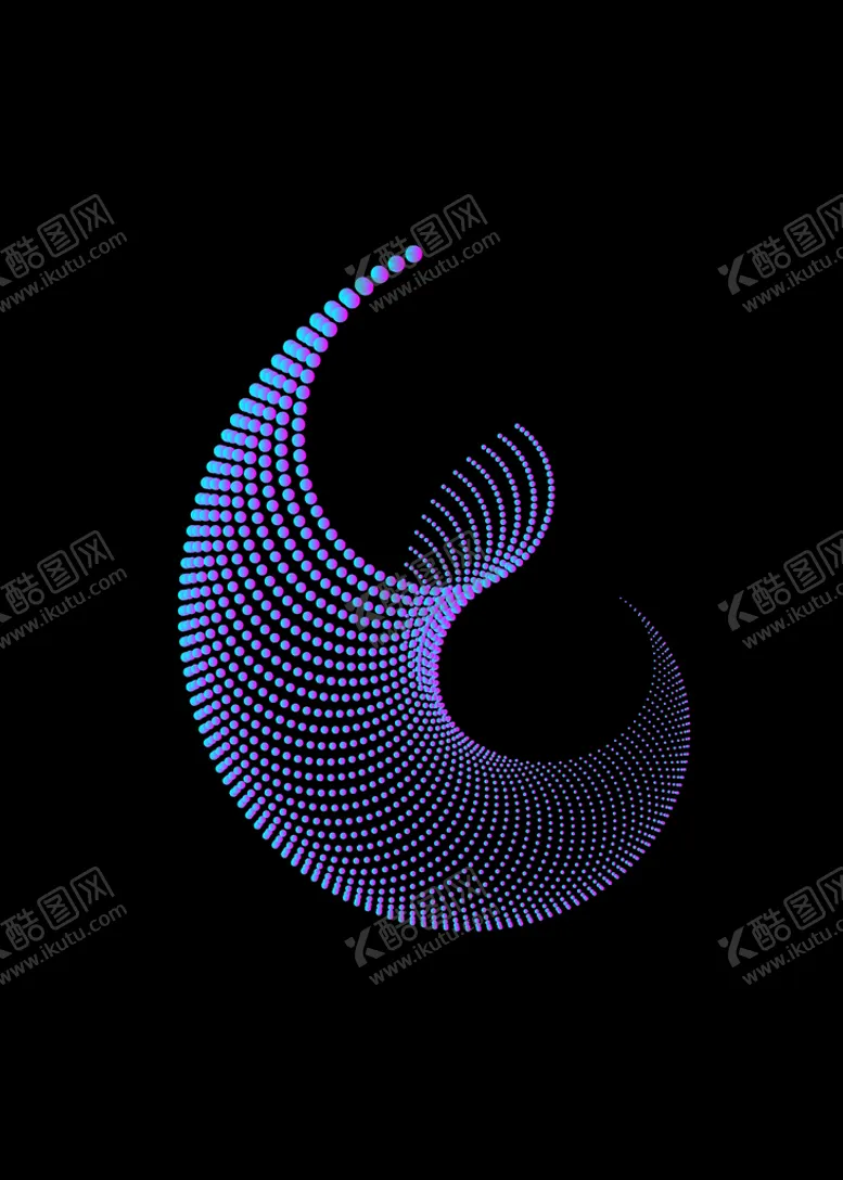 编号：45285906260213257711【酷图网】源文件下载-炫彩科技圆点线条