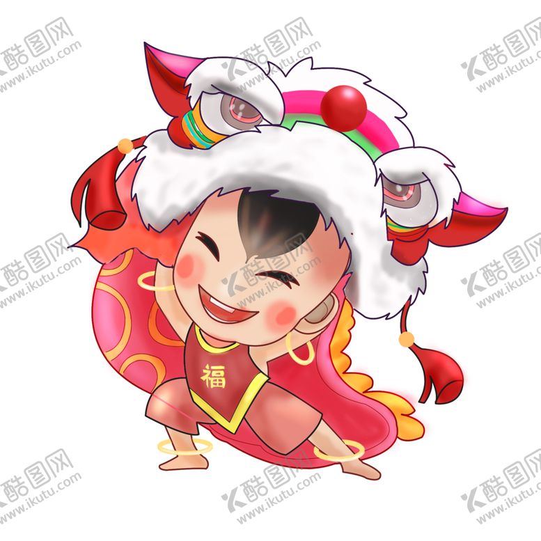 编号：68319305051432004204【酷图网】源文件下载-春节舞狮