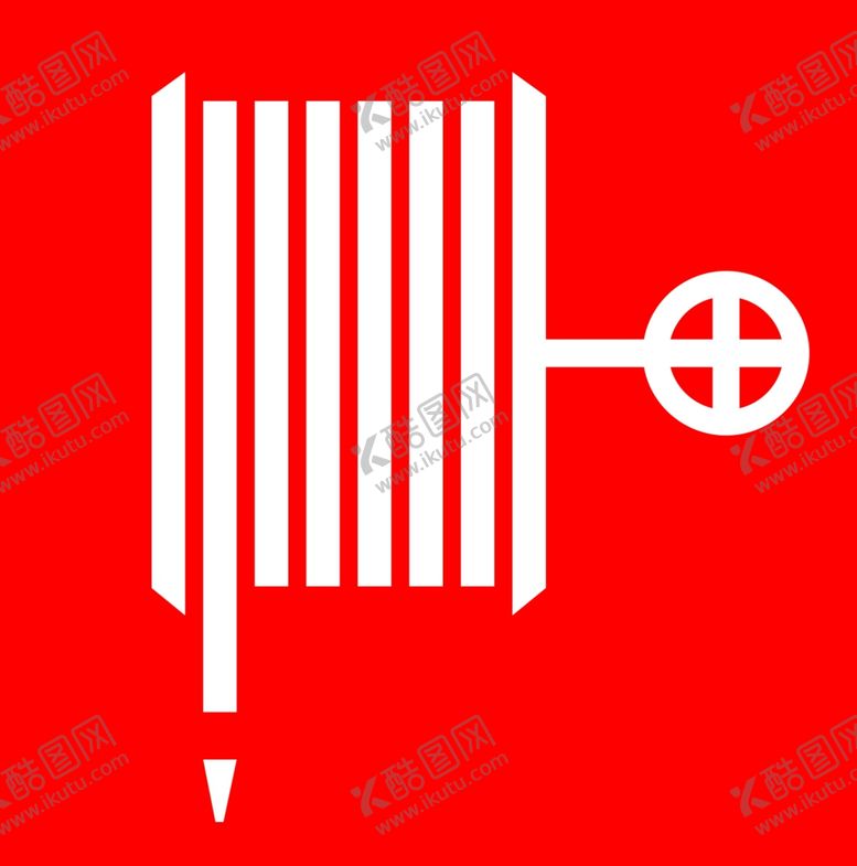 编号：95664202150434586187【酷图网】源文件下载-消防水管标志
