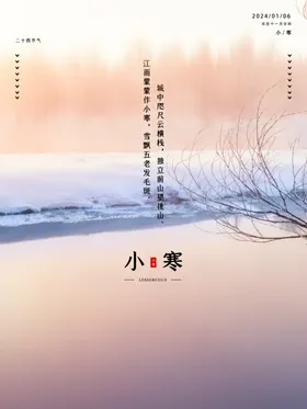 小寒海报