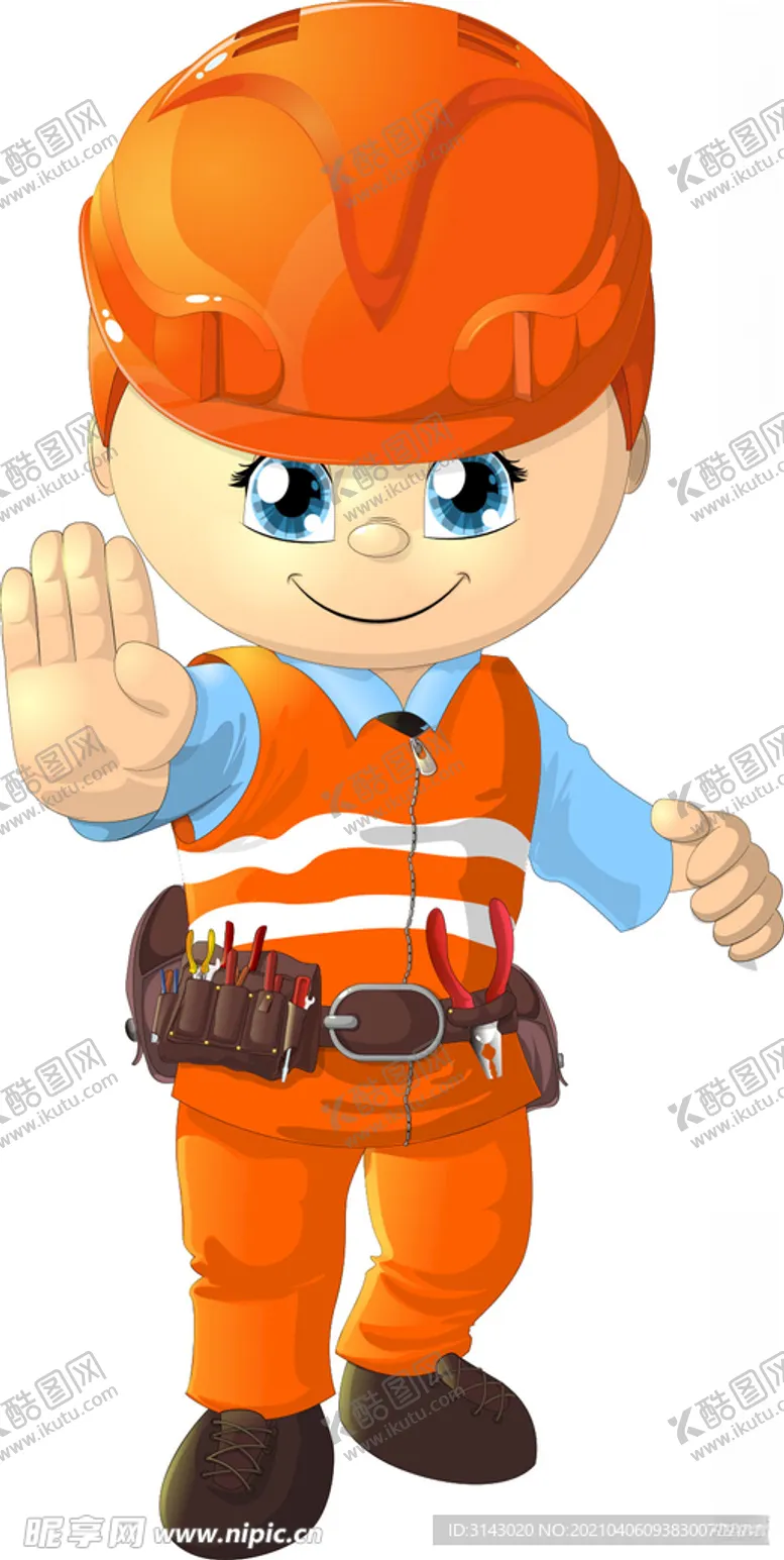 编号：89526103272200375128【酷图网】源文件下载-施工人员