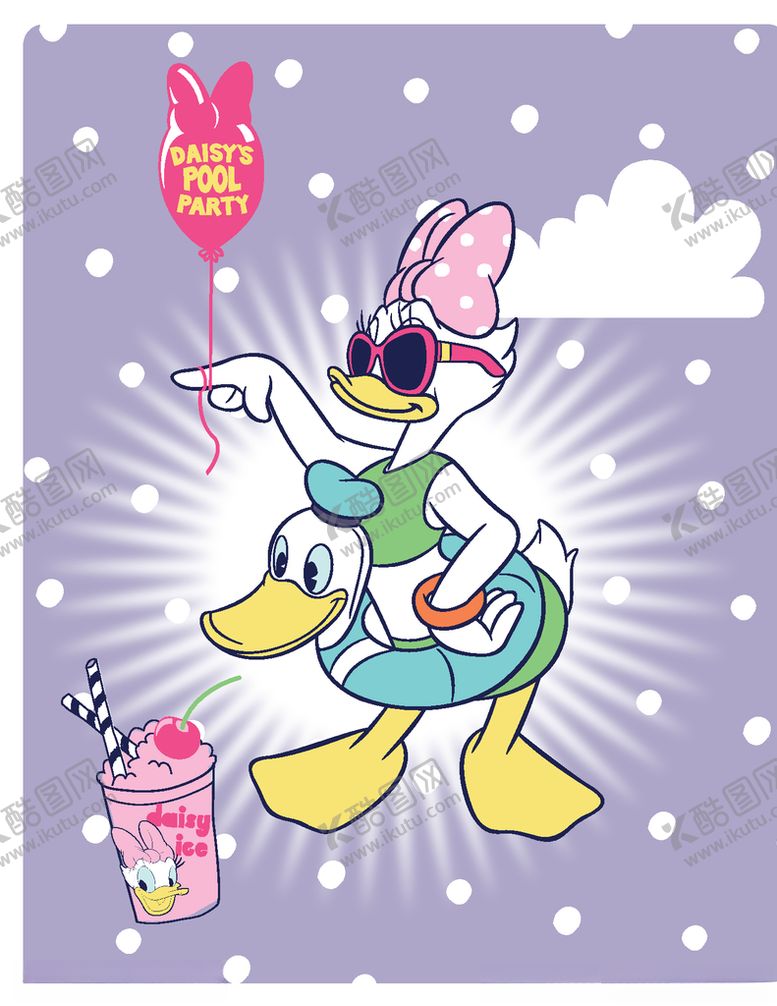 编号：60432210041043353082【酷图网】源文件下载-米老鼠唐老鸭动画片黛丝