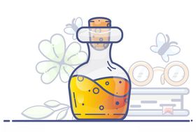 卡通小水瓶