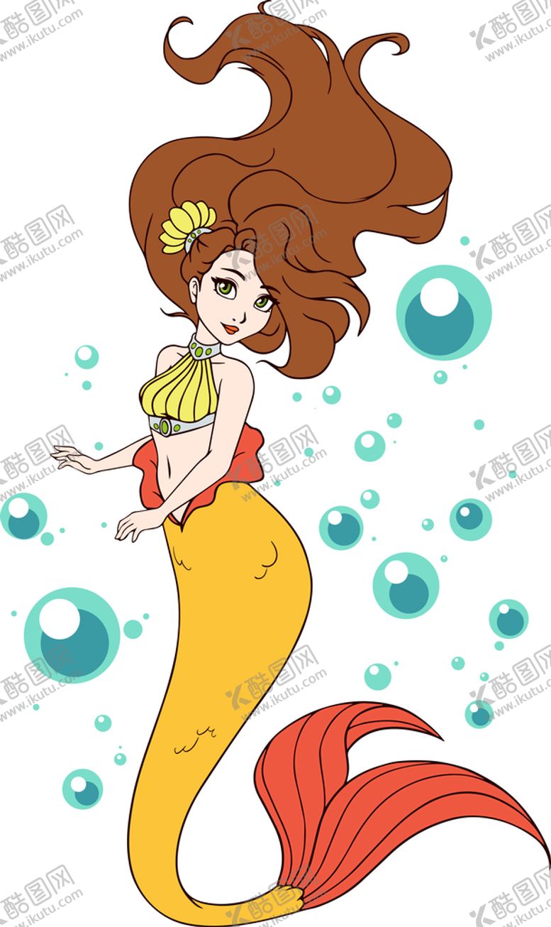 编号：14163002051050054950【酷图网】源文件下载-美人鱼