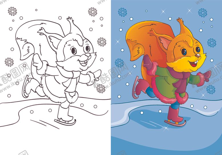 编号：46440110281744258677【酷图网】源文件下载-动物线稿