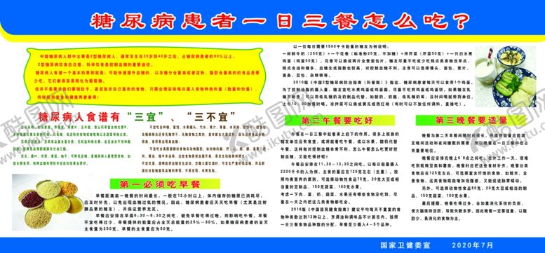编号：72780309212128459343【酷图网】源文件下载-糖尿病一日三餐