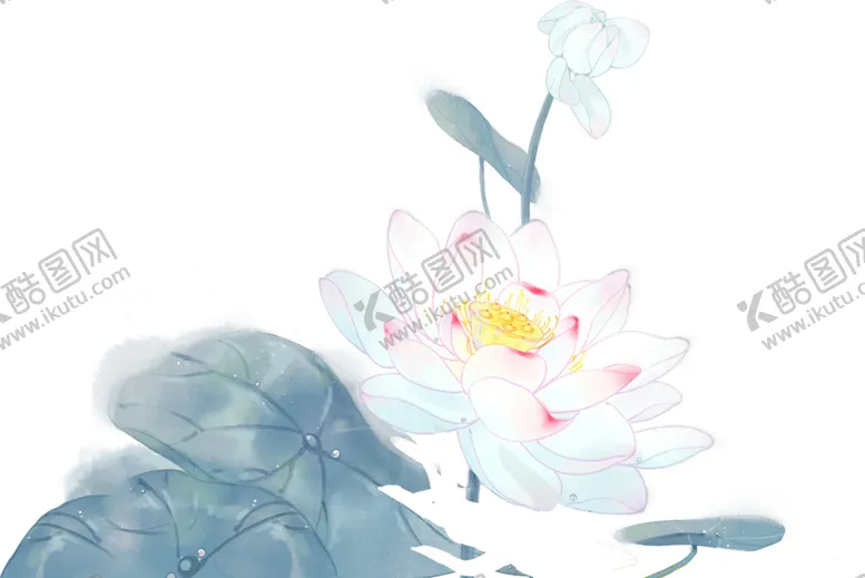 编号：81010204170310165606【酷图网】源文件下载-荷花元素