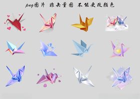 千纸鹤素材