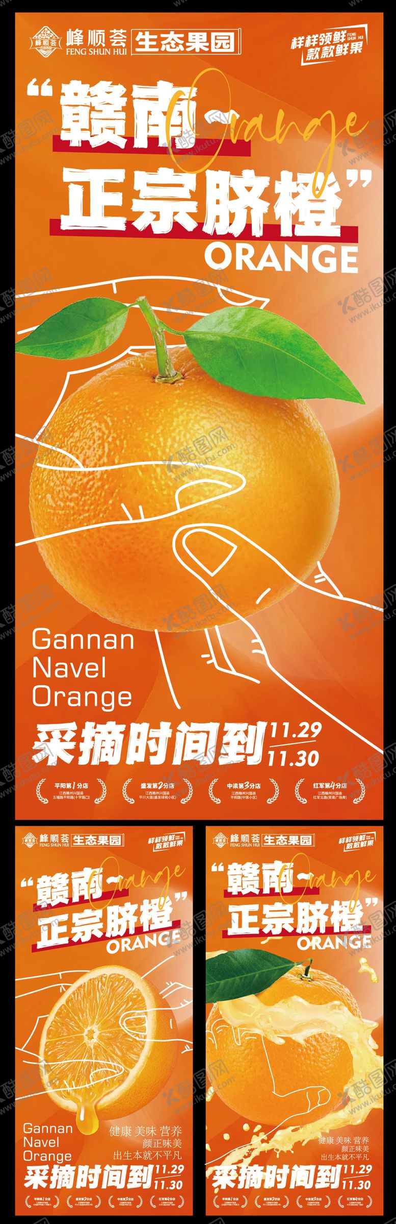 编号：75119904161456128923【酷图网】源文件下载-赣南脐橙生态水果