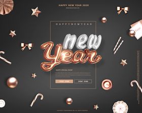 新年快乐圣诞节2020年