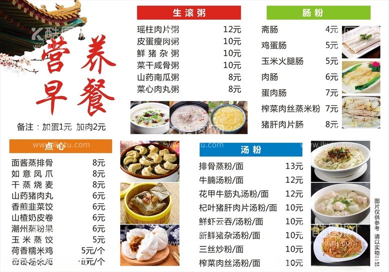 编号：74999203202021033047【酷图网】源文件下载-美食价目表