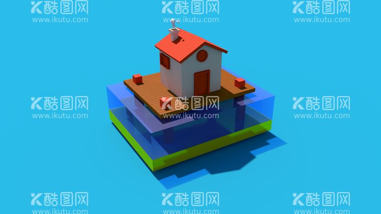 编号：35482609300745232716【酷图网】源文件下载-C4D 三维壁纸 定格13点 