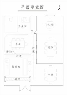 广场平面示意图