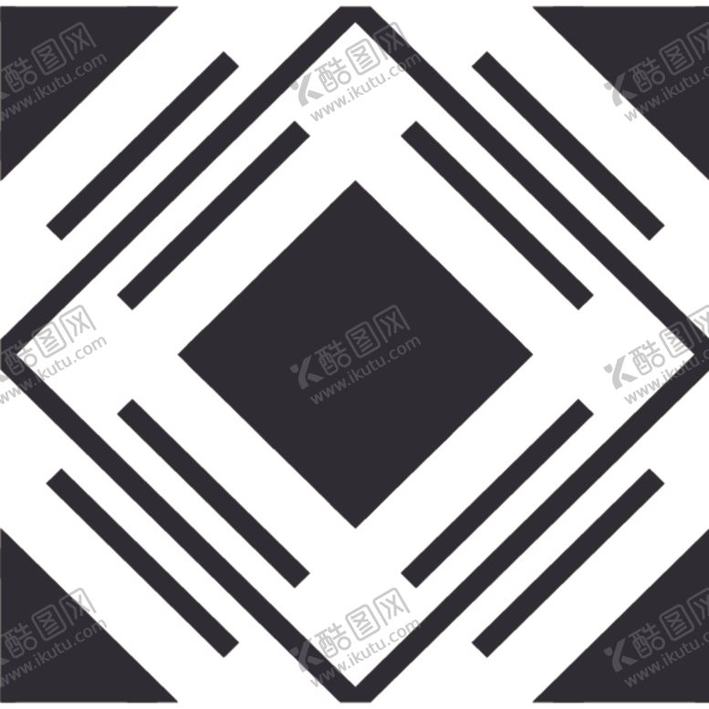 编号：31556209161446058755【酷图网】源文件下载-黑白简约花纹图案设计