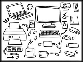 办公用品图标集合