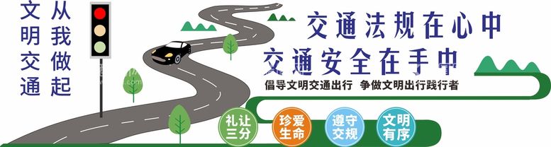 编号：96157811190655332166【酷图网】源文件下载-党建交通安全文化墙