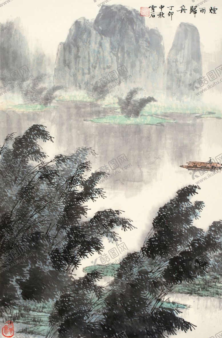 编号：68195009160926228914【酷图网】源文件下载-山水画