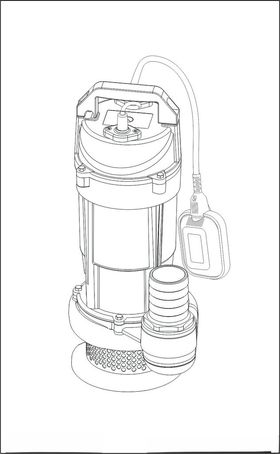 污水泵线条图