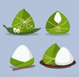 矢量端午粽子