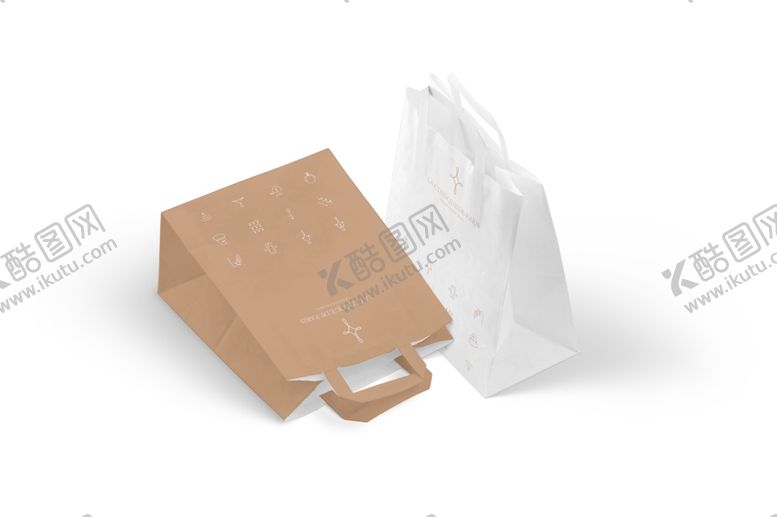 编号：27262609090635021262【酷图网】源文件下载-牛皮手提袋样机