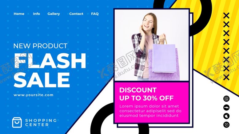 编号：51650512111500354164【酷图网】源文件下载-在线销售登录页PSD模板