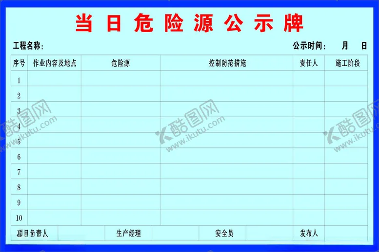 编号：76636202100215004879【酷图网】源文件下载-工地危险源