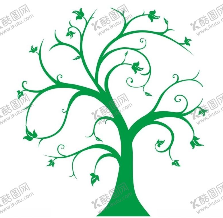 编号：35813409251121492025【酷图网】源文件下载-矢量绿树