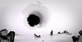 意境水墨山水