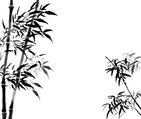 水墨竹子