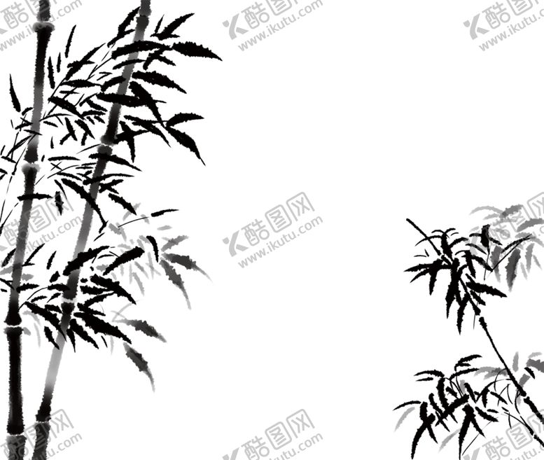 编号：95438307022210516798【酷图网】源文件下载-水墨竹子