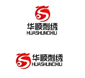 华顺刺绣logo