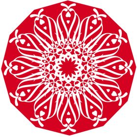 中国风花团