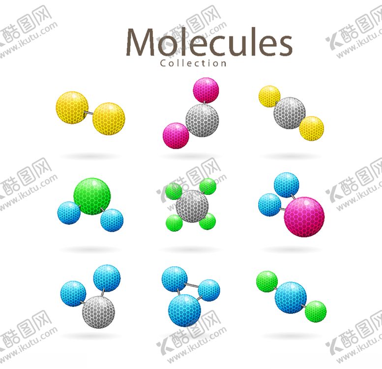 编号：82950310280551133208【酷图网】源文件下载-分子背景