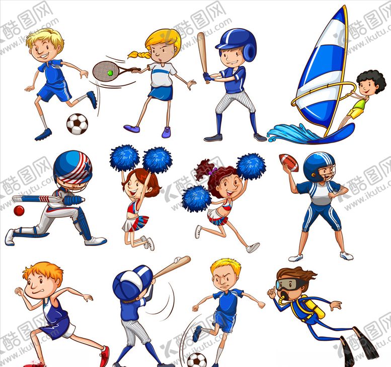 编号：72171610080744487268【酷图网】源文件下载-体育运动员