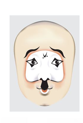 中国风传统京剧脸谱