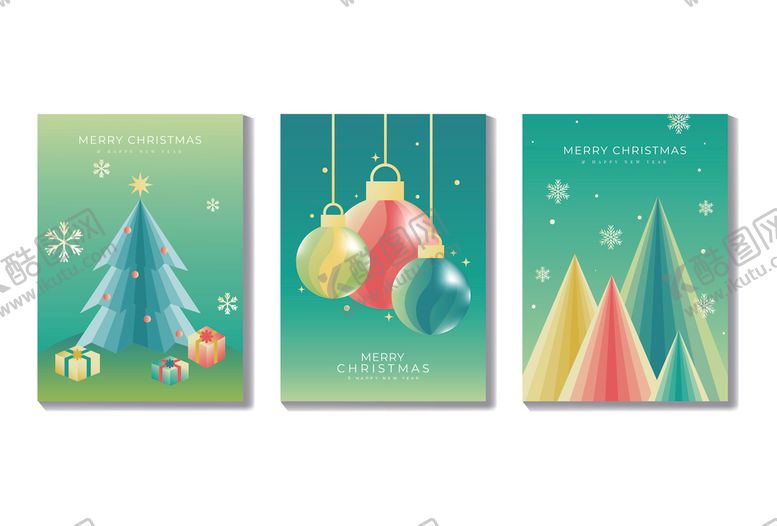 编号：77453911251808538987【酷图网】源文件下载-三张圣诞主题插画设计