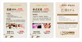 美容养生spa海报