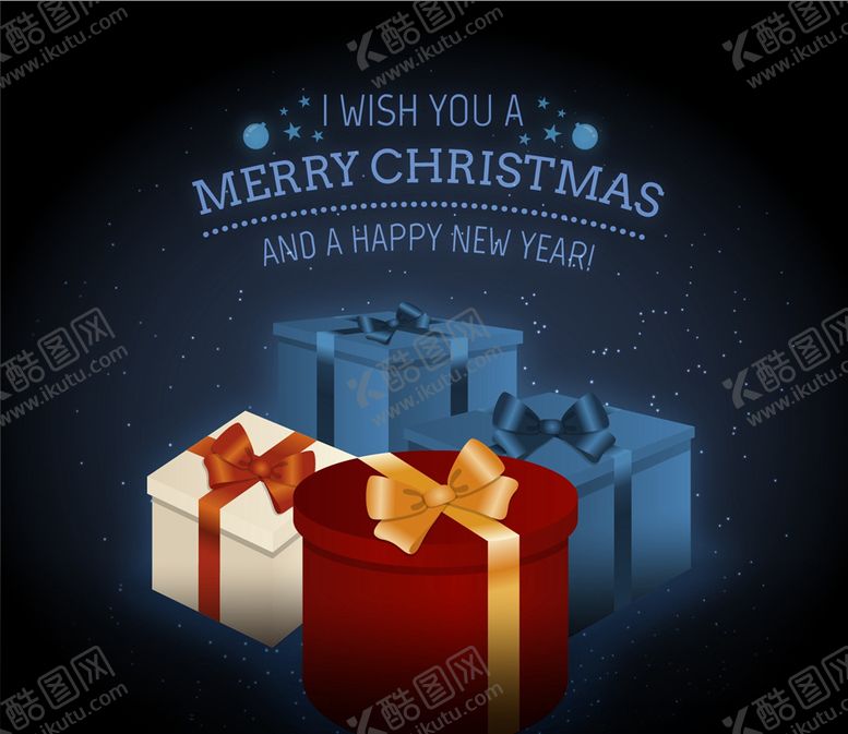 编号：47515210310002009252【酷图网】源文件下载-圣诞贺卡礼物