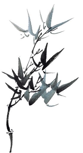 水墨竹子富贵图片背景背景