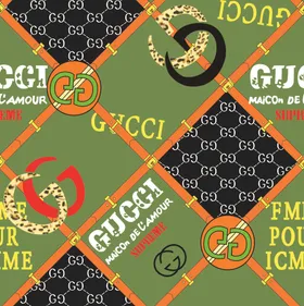 大牌古驰印花字母新花型