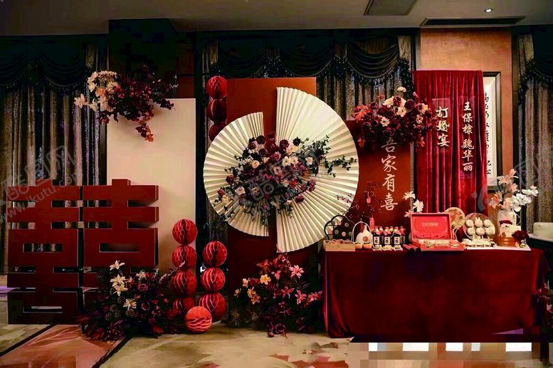 编号：49702702142208376517【酷图网】源文件下载-红色订婚宴