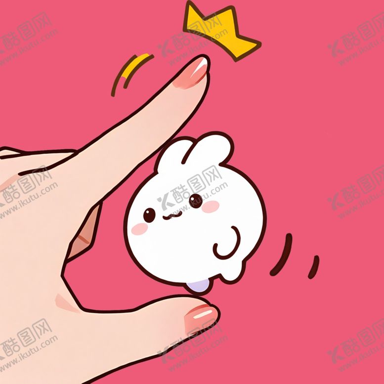 编号：37940703011113543107【酷图网】源文件下载-手绘卡通可爱兔