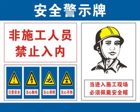 工地安全警示牌