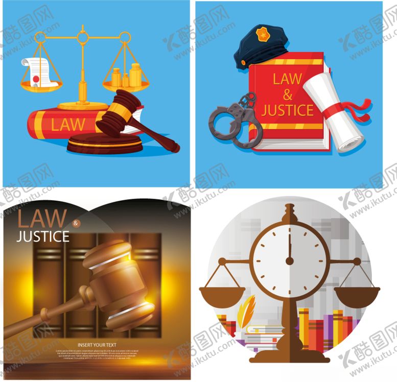 编号：11781707030827292061【酷图网】源文件下载-创意法律元素矢量素材
