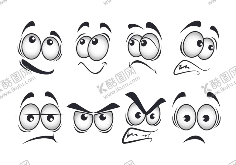 编号：62475809281755141312【酷图网】源文件下载-卡通眼睛素材